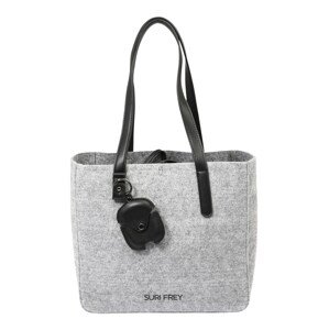 Suri Frey Shopper táska 'Kristy'  szürke melír / fekete