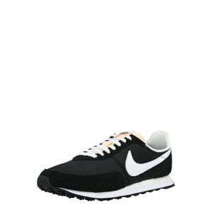 Nike Sportswear Rövid szárú edzőcipők 'Waffle Trainer'  fekete / fehér