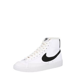 Nike Sportswear Magas szárú sportcipők 'BLAZER MID 77 NEXT NATURE'  fekete / fehér