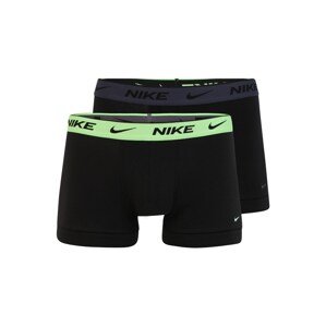NIKE Sport alsónadrágok  fekete / neonzöld / sötétkék
