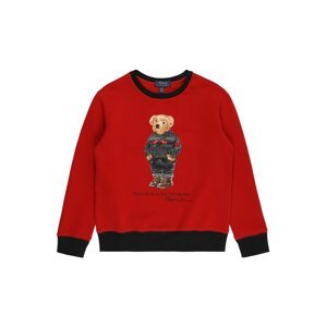 Polo Ralph Lauren Sweatshirt  tűzpiros / tengerészkék / barna