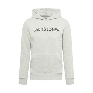 JACK & JONES Tréning póló 'Nickel'  sötétszürke / szürke melír