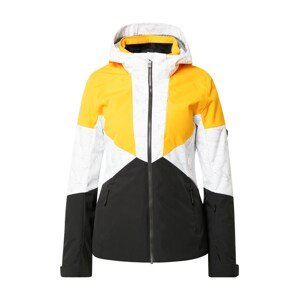 ZIENER Kültéri kabátok 'TANSY'  szürke / narancs / fekete / fehér