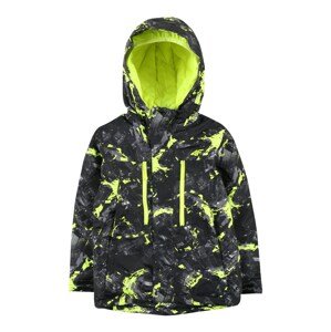4F Kültéri kabátok  citromzöld / fekete / sötétszürke
