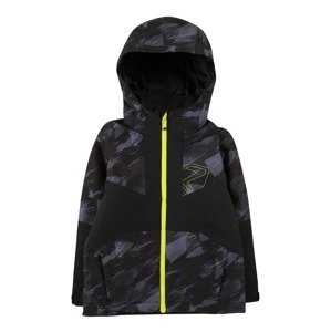 ZIENER Kültéri kabátok 'Antax'  fekete / szürke / neonsárga