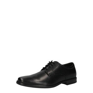 CLARKS Fűzős cipő 'Howard Walk'  fekete