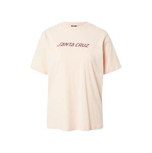 Santa Cruz Shirt  világos-rózsaszín / fehér / vérvörös