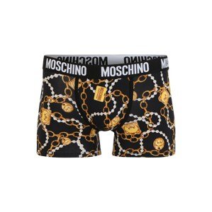 Moschino Underwear Boxeralsók  fekete / fehér / sötétsárga