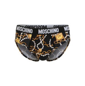 Moschino Underwear Slip  fekete / sárga / barna / világosszürke / fehér