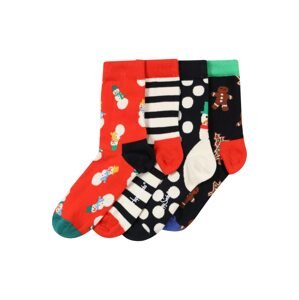 Happy Socks Zokni  vegyes színek / piros / fehér / fekete / tengerészkék / barna