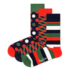 Happy Socks Zokni  fekete / piros / fehér / zöld