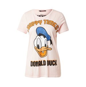 PRINCESS GOES HOLLYWOOD Póló 'Donald Duck'  rózsaszín / fekete / narancs / fehér / kék