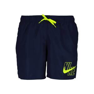 Nike Swim Rövid fürdőnadrágok  citromzöld / tengerészkék