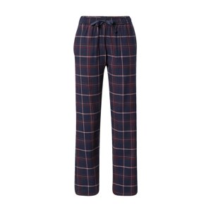 SCHIESSER Pizsama nadrágok  sötétkék / rózsaszín / borvörös