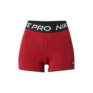 NIKE Sportnadrágok 'Pro'  piros / fekete / fehér