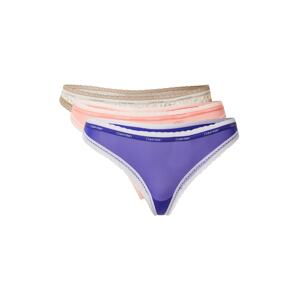 Calvin Klein Underwear String bugyik  kék / rózsaszín / bézs / fehér