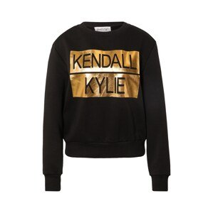 KENDALL + KYLIE Tréning póló  arany / fekete