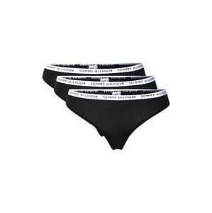 Tommy Hilfiger Underwear String bugyik  fekete / fehér