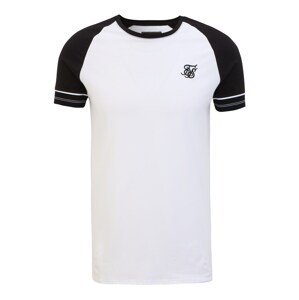 SikSilk T-Shirt  fehér / fekete