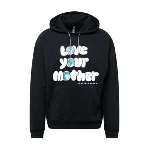 CONVERSE Tréning póló 'LOVE YOUR MOTHER'  világoskék / világoszöld / fekete / fehér