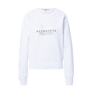 AllSaints Tréning póló 'Heavenly Deeci'  fehér / fekete / ezüst