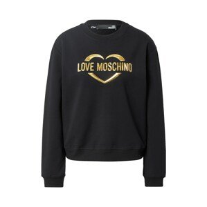 Love Moschino Tréning póló  fekete / arany