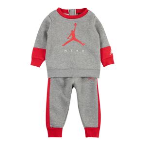 Jordan Jogging ruhák  szürke melír / piros