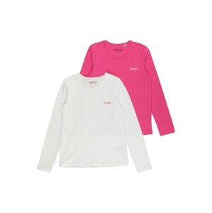 ESPRIT Shirt  fehér / rózsaszín