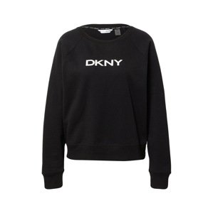DKNY Performance Sweatshirt  fekete / ezüstszürke / fehér