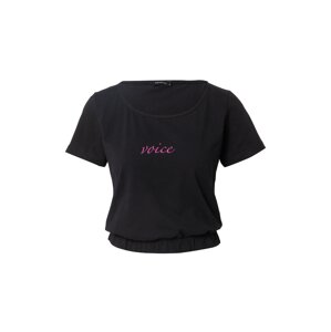 Trendyol T-Shirt  fekete / rózsaszín