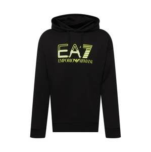 EA7 Emporio Armani Tréning póló  fekete / neonsárga