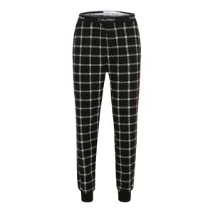 Calvin Klein Underwear Pizsama nadrágok  fekete / fehér / piros