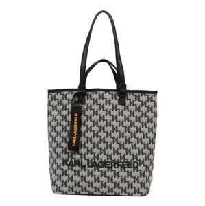 Karl Lagerfeld Shopper táska  szürke / sötétszürke / narancs / fekete