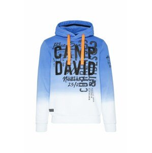 CAMP DAVID Tréning póló  fehér / kék