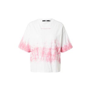 Karl Lagerfeld Póló  pasztell-rózsaszín / fehér / világos-rózsaszín