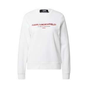 Karl Lagerfeld Tréning póló  fehér / lila / piros