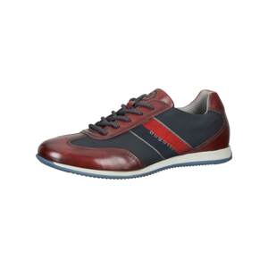 bugatti Fűzős cipő  piros / burgundi vörös / tengerészkék