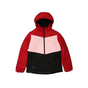 ICEPEAK Kültéri kabátok 'Leola'  piros / világos-rózsaszín / fekete