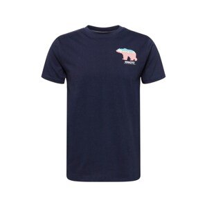 Wemoto T-Shirt  tengerészkék / rózsaszín / türkiz / fehér