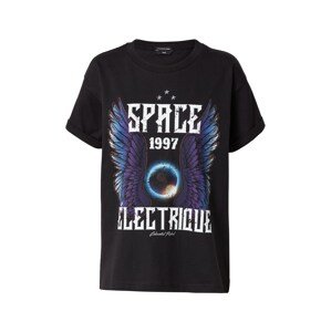 Colourful Rebel Póló 'Space'  fekete / vegyes színek