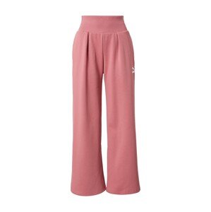 PUMA Élére vasalt nadrágok  fáradt rózsaszín / fehér