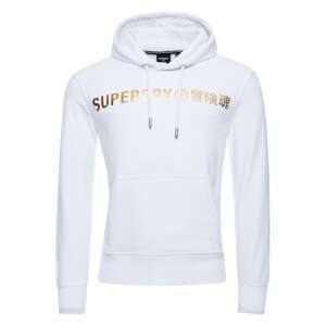 Superdry Tréning póló 'Independent'  fehér / arany / sötétkék