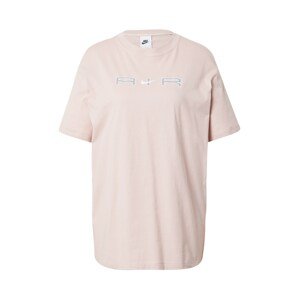 Nike Sportswear Póló  rózsaszín / fehér / szürke
