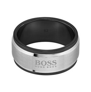 BOSS Black Gyűrűk  fekete / ezüst