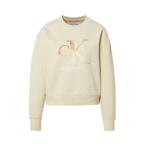 Calvin Klein Jeans Tréning póló  bézs / sárga / korál / fehér