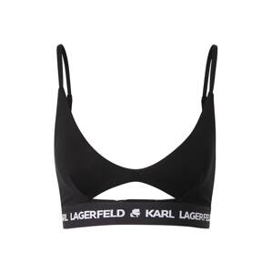 Karl Lagerfeld Melltartó 'Peephole'  fekete / fehér