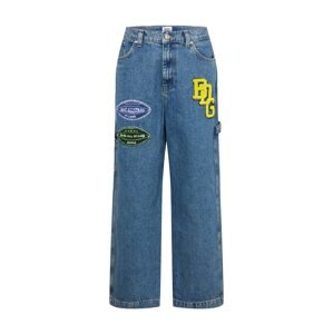BDG Urban Outfitters Farmer 'CARPENTER JACK'  kék farmer / sárga / fekete / sötétkék / fehér