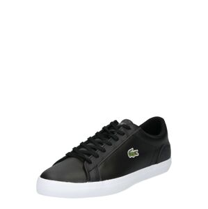 LACOSTE Rövid szárú sportcipők 'Lerond'  zöld / fekete / fehér