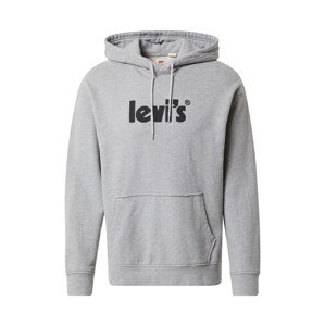LEVI'S ® Tréning póló 'Relaxed Graphic Hoodie'  szürke melír / fekete