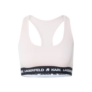 Karl Lagerfeld Melltartó  pasztell-rózsaszín / fekete / fehér